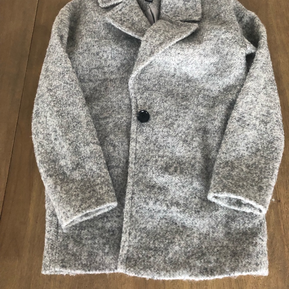 Gray Wool Coat - image 3